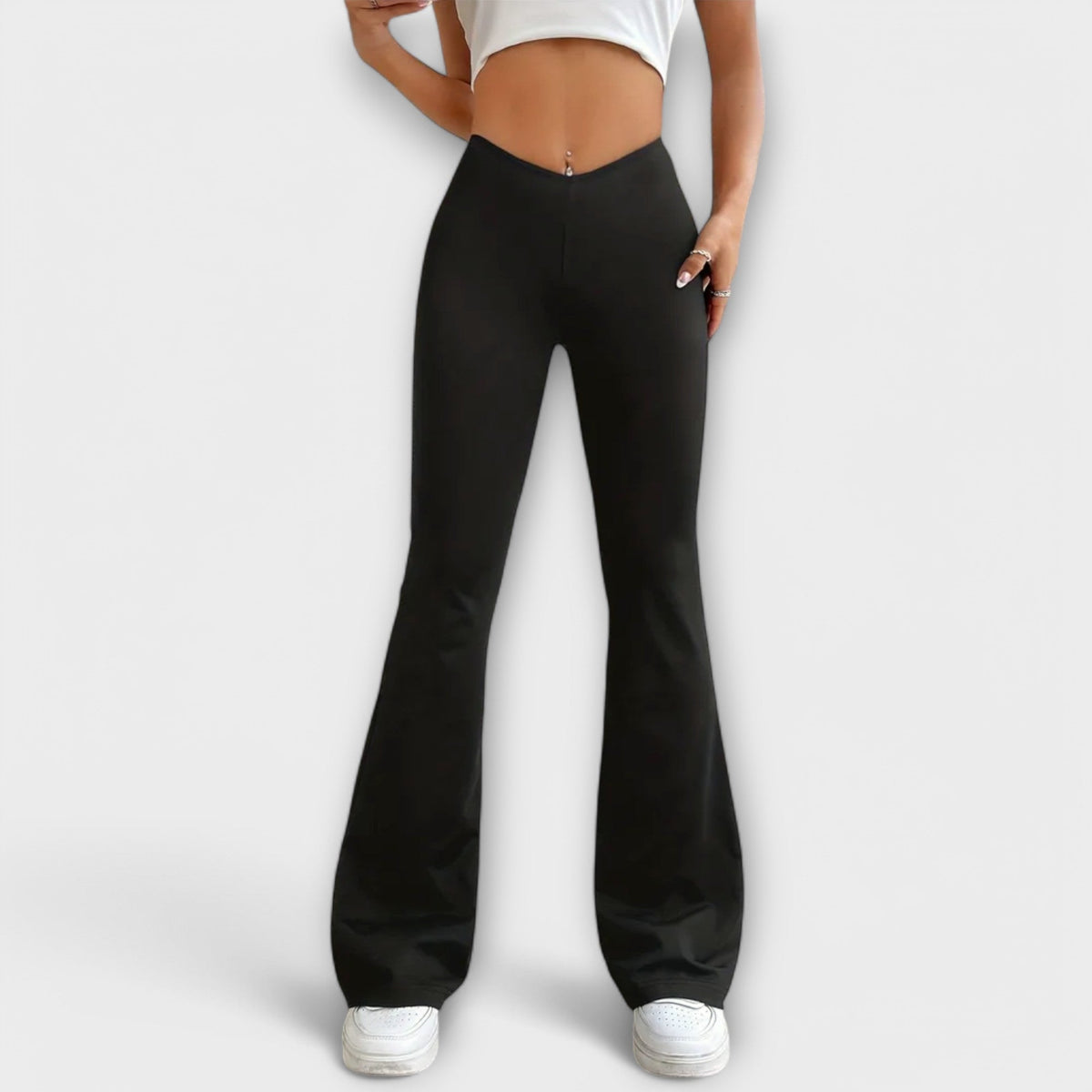 Serena - Relaxed Pants with Flared Leg