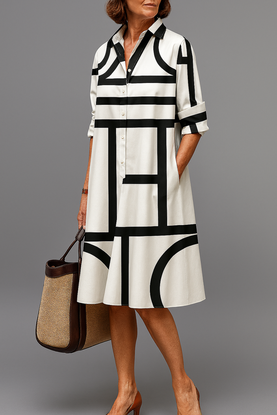 The Augustina Shirt Dress