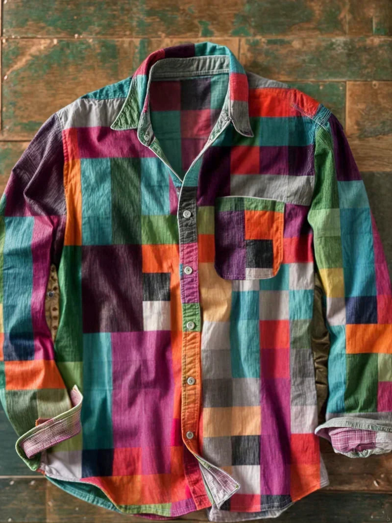 Rowan | Patchwork Statement Shirt