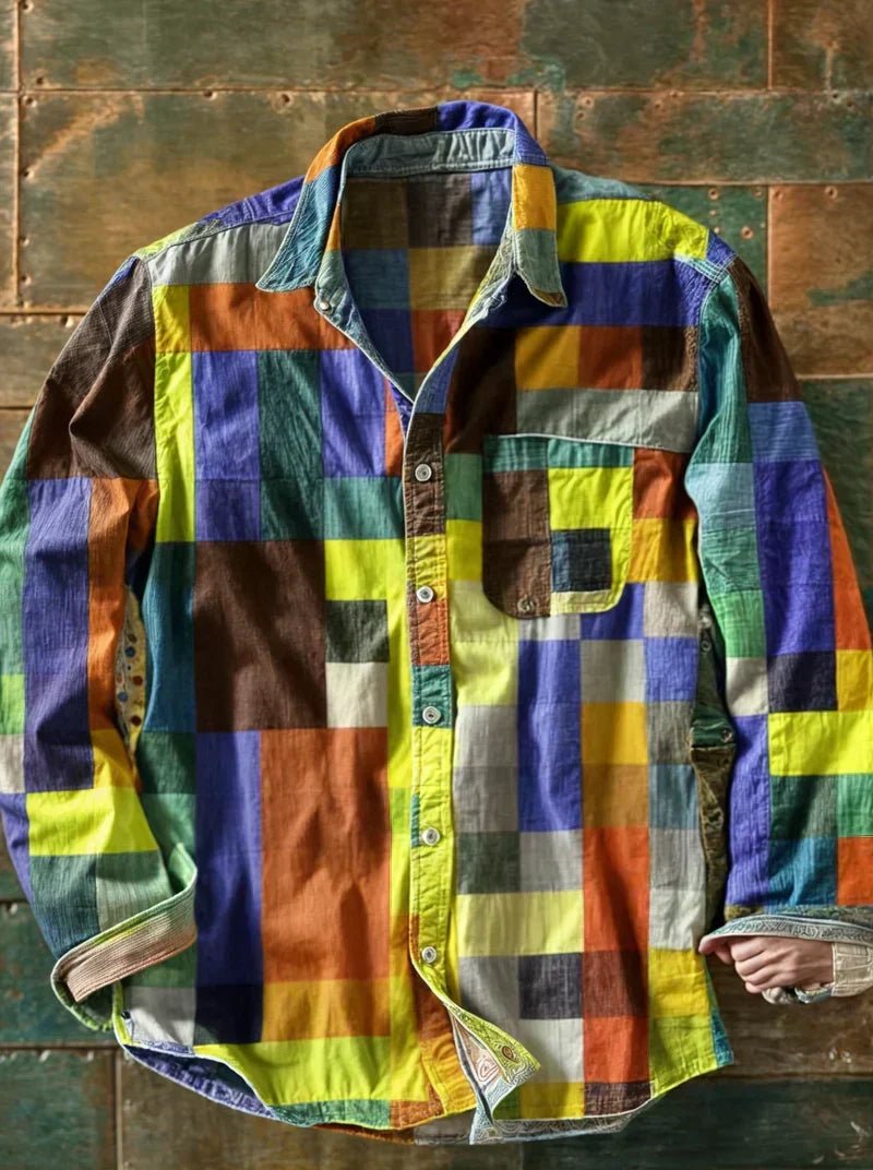 Rowan | Patchwork Statement Shirt