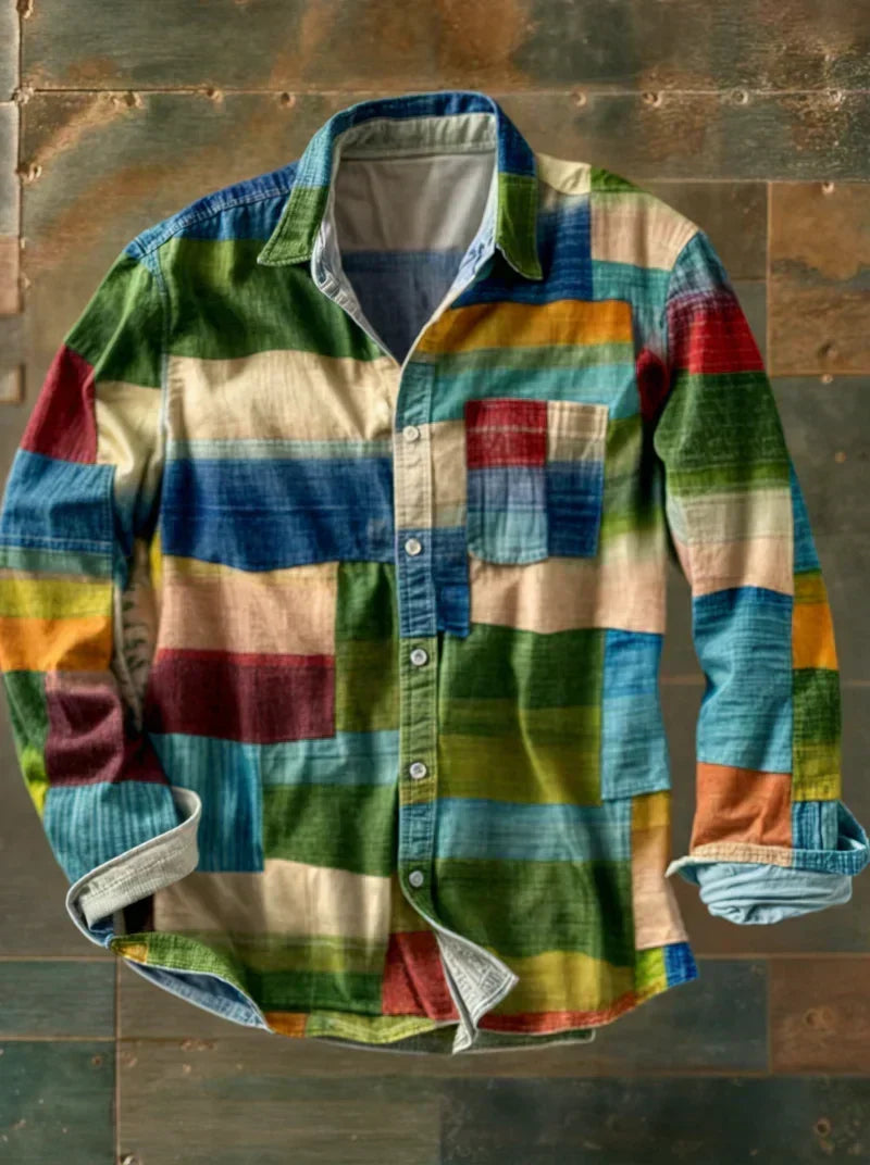 Rowan | Patchwork Statement Shirt
