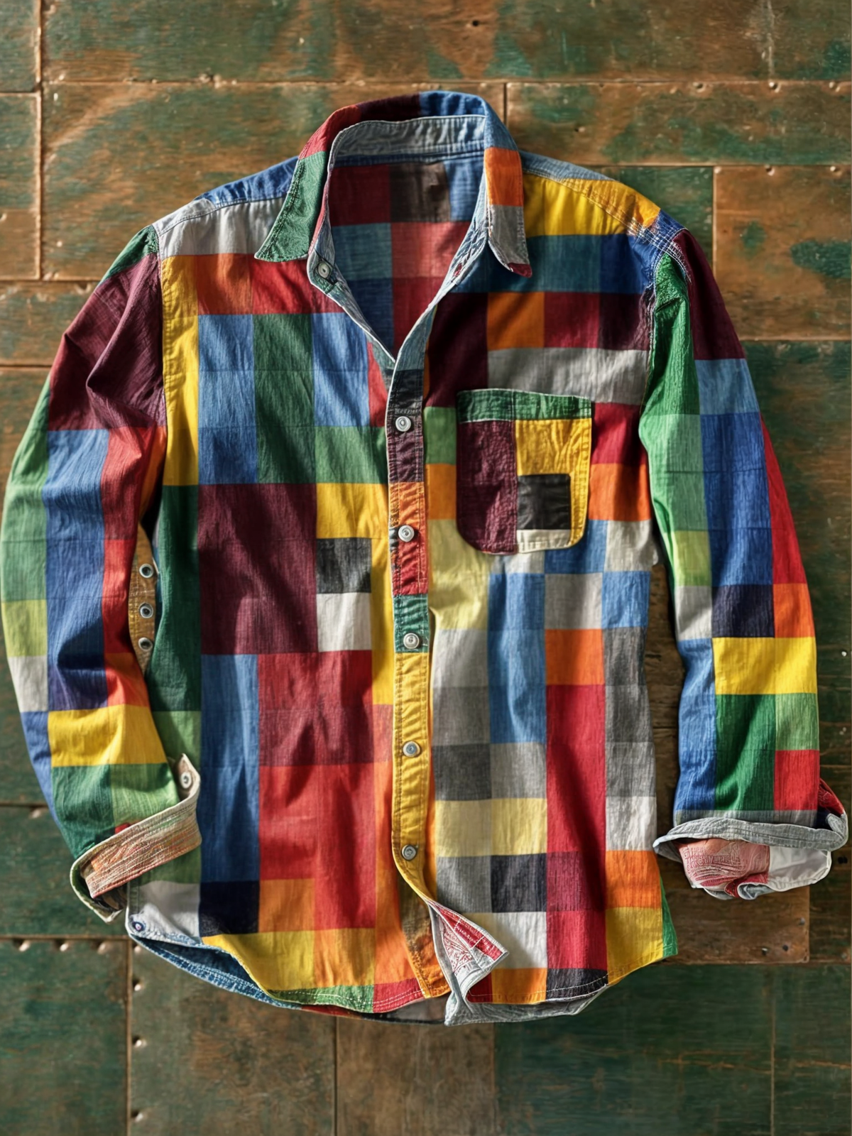 Rowan | Patchwork Statement Shirt
