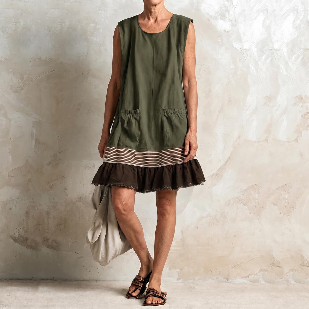 Shona | Relaxed Ruffle Tunic Dress