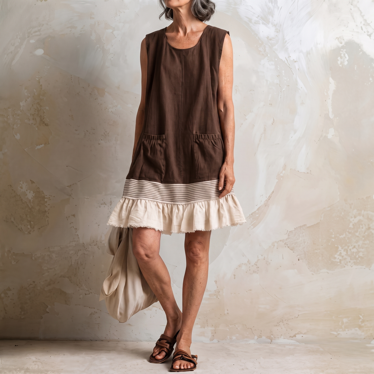 Shona | Relaxed Ruffle Tunic Dress