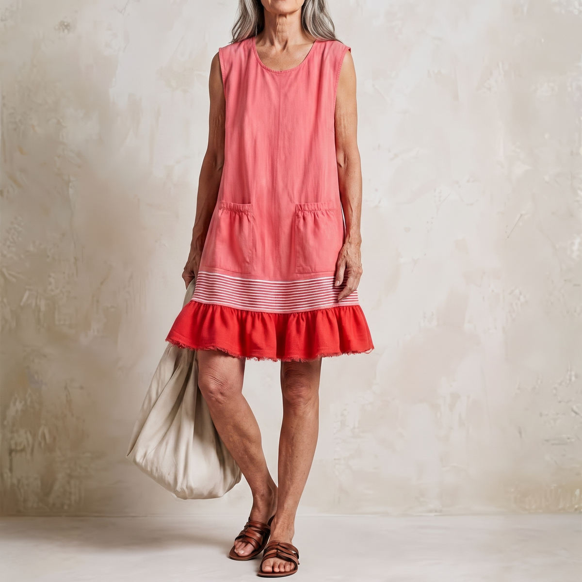 Shona | Relaxed Ruffle Tunic Dress