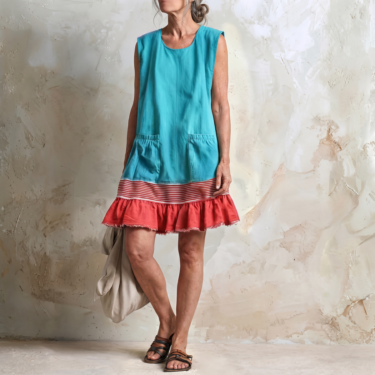 Shona | Relaxed Ruffle Tunic Dress