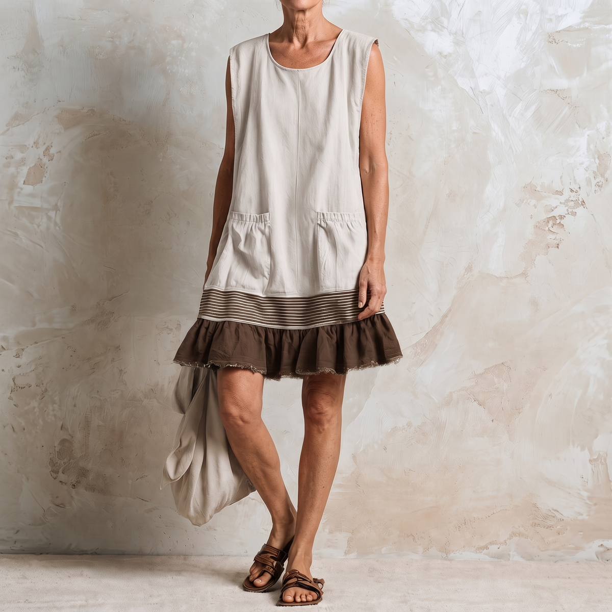 Shona | Relaxed Ruffle Tunic Dress