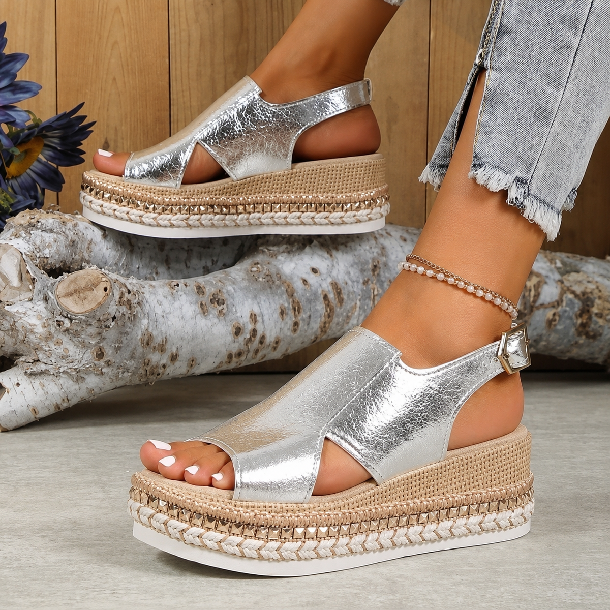 Marlene | Supportive Platform Slingback Sandals